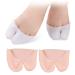 PLAFOPE 2 Pairs Toe Sleeves Shoe Covers Big Toe Protection Pointe Cushion Toe Protector With Hole Protective Case Protector Toe Cover