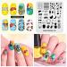 5-Piece Nail Art Stamping Plates Set - Ballet Magic Comic Patterns for DIY Manicure | Nail Design Transfer Tools - Buy Online on GoSupps.com
