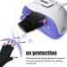 FralnFit UV Gloves for Gel Nails Half Finger Anti UV Gloves UV Nail Gloves for Nails Lamp UV Protection Gloves for Manicures Nail Art Skin Care Fingerless Gloves for SPA Home Outdoor UV-Light - Buy Online on GoSupps.com
