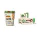 Athlete's Blend Protein Powder Vanilla Flavour 1 kg & Iron Vegan Sprouted Protein Bars | Double Chocolate Brownie Flavour | 12 Pack