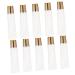 Beaupretty 1 Jeu Tubes Gloss Vides Contenants Transparente Couvercles Dor s Rechargeables Et Pour Lip Gloss Diy Et chantillons De Maquillage 50 Pi ces