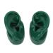 Simulated Ear Simulated Ear Simulated Pair Human Ear Model Display Soft Slick Water Resistance Model for Point Acupuncture(Green)