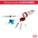 Ever Ready First Aid Porta Sharps Container - 6 Pack | Locking Mechanism | Transportable Sharps Disposal - Buy Online on GoSupps.com