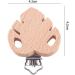 FSSTUD 4-Pack Leaf Shape Wooden Pacifier Clips - Safe & Stylish Baby Pacifier Holders - Buy Online on GoSupps.com