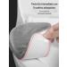 PHOENIXCLTR Soft and Thick Toilet Seat Cushion Set - Grey, Washable and Reusable (2 Pieces) - Buy Online on GoSupps.com