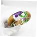 CALLARON 1pc Resin Bangle Dividers Wide Resin Bangle Crystal Bracelet Bangle Resin Bangles Crystal Bracelets Friendship Bracelet Bangle Vintage Bracelet Bangle Flower Bracelet Cord Wrist - Buy Online on GoSupps.com
