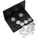 FOMIYES 3pcs 15 Eyeshadow Palette Estuche De Maquillaje Travel Cosmetic Case Travel Makeup Case Empty Makeup 1 count (Pack of 1) Silverx3pcs - Buy Online on GoSupps.com