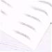PLAFOPE 2 Pairs Eyebrow Shaping Template Artificial Eyebrow Patch Eyebrow Stickers Hair Woman Makeup Tools 21x15cm Black 003 - Buy Online on GoSupps.com
