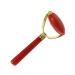 NOLITOY 1pc Agate Scraping Board Comfortable Massager Facial Scraping Plate Scraping Board Massager Eye Massager Jade Face Rolling Massage Tool Rollers Facial Tool Set The Face Red 12.00X7.00X2.00CM Red