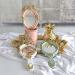 Rafstya Cute Vintage Hand Mirrors Makeup Vanity Mirror Handheld Cosmetic Mirror with Handle for Gifts Pink - Buy Online on GoSupps.com