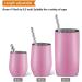 MIBICIRI 1 Pack Collapsible Straw Reusable Metal Straws with case Portable Stainless Steel Straws with Cleaning Brush Perfect for Travel Home Office (Gold) - Buy Online on GoSupps.com