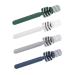 CLISPEED Lot de 4 Outils de Nettoyage de Peignes et Brosses Cheveux Portables Taille Compacte pour liminer les Cheveux Usage Domestique Accessoires Pratiques Bleu Vert Gris Blanc