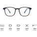 Buy Blue Light Filter Glasses | Unisex Anti-Fatigue & UV Protection for PC Smartphone TV & Tablet - Super Easy Frame for Eye Comfort - Buy Online on GoSupps.com