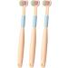 3-Piece V-Shaped 3-Sided Toothbrush for Children with Autism | Soft Gentle Hair for Effective Tooth & Gum Care (Yellow) - Buy Online on GoSupps.com
