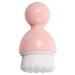 Housoutil 1pc Cleansing Brush Travel Makeup Brush Mineral Makeup Foundation Nail Dust Brush Liquid Makeup Portable Cosmetic Brush Pink Face Washbasin Artificial Fiber Wool