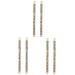 Healvian 6 Pcs Eyebrow Pencil Brush White Eyeshadow Brown Eyebrow Pencil Gel Eyeliner Pencil Eyebrows