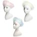 Shower Cap Waterproof Shower Caps for Women Reusable Plastic Shower Cap Large Elastic Bath Cap for Women Spa Salon Home Use and Hotel (3PCS) - Buy Online on GoSupps.com