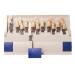 Teeth Shade Guide  29 Colors Comparison Removable Tooth Bleaching Whitening Shade Chart