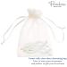 Parcelona French Infinity Ribbon Small 2 1/4 Celluloid Hair Clips for Women - Paris Hair Accessories with Strong Hold and No Slip Grip - Buy Online on GoSupps.com