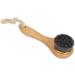 Manual Facial Cleansing Brush Blackhead Removal Long Wooden Handle Ultra Soft Strap Exfoliating Manual Facial Scrubber Brush for Sensitive Skin for Home - Buy Online on GoSupps.com
