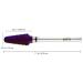 PANA USA 3/32 Purple Tornado Nail Carbide Drill Bit - Extra Coarse for Fast Acrylic and Gel Removal - Professional Manicure Pedicure Tool - Buy Online on GoSupps.com