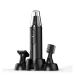 Nose Hair Trimmer-Professional Painless Ear and Nose Hair Trimmer for Men and Women Waterproof Dual Edge Blades for Easy Cleaning 3 in 1 Ear Nose Eyebrow and Facial Trimmer