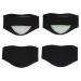 Clispeed 4 pieces of braces. Heated pads collar magnetic sore crane neck collar heat pillow neck protection collar neck 52x10x0.5cmx2pcs blackx2st