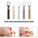 Bekecidi 15-Piece Zipper Replacement Set | Removable Metal Zippers for Coats Jackets Backpacks & Handbags - Buy Online on GoSupps.com