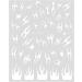 FEIlei Nail Art Decals Flames Nail Stickers Decoration for Nail Tips Beauty Decoration - Buy Online on GoSupps.com