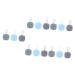 TOVINANNA 15 STK Shampoo brush swimming brush silicone shower washer body washer for the shower shower shower brush hairbrushes made of silicone scalp pebbles cleaning brush