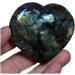 Natural Labradorite Heart Love Palm Stone Worry Stone Crystal Quartz Gemstone Pocket Stone Reiki Balancing Decoration 100-150 Grams Stone Collection - Buy Online on GoSupps.com