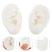 POPETPOP Soft Silicone Ear Model Display Props Teaching Tools - Size L White, 1 Pair Medium Earrings - Buy Online on GoSupps.com
