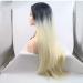 SHIYID Natural Black Blonde Lace Front Wigs Silky Straight Heat Resistant Synthetic Wigs for Women | Shop Internationally - Buy Online on GoSupps.com