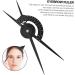 FRCOLOR Eyebrow Positioning Ruler Miniature Tools Eyebrow Measure Tool Durable Eyebrow Ruler Advanced Gold - Buy Online on GoSupps.com