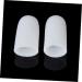 Gel Toe Protector Sleeve - Foot Care Blisters Splitter Cover Caps - White Thumb Protector Pair - Buy Online on GoSupps.com