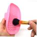 minkissy 1pc Make up Make up Kit Silicone Makeup Applicator Makeup Brush Scrubber Makeup Brush Cleaning Plate Makeup Cleaner Brush Cleaning Mat Pink Tools Cleansing Brush Sink - Buy Online on GoSupps.com