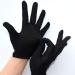 Buy Milists 12 Pairs Black Cotton Gloves for Cosmetic Moisturizing & Jewelry Inspection - Size L (Thin) - International Shipping Available - Buy Online on GoSupps.com