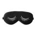 EXCEART Sleep Mask Sleepmask Blackout Eye Mask Soft Eye Cover Eyes Cover Sleep Silk Blindfold Sleeping Eyeshade Eye Blinder Blinders Sleeping Mask Eye Patch Embroidery Travel Airplane