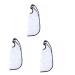 Beavorty 2pcs robes sheer cape shampoo shampoo hair styling cloth hair apron cape hair shampoo funnel Hair Mx3pcs
