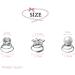 Baij Hair Spiral 24 Pack - Pearl Hair Needles & Crystal Coil Clips for Bridal & Party Favors - Buy Online on GoSupps.com