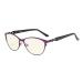 Eyekepper Computer Reading Glasses Blue Light Filter Reader Stylish Oval Cateye Reading Glasses Women Purple+1.75 +1.75 Purple
