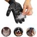 LetiStore 2X Cat Brush Grooming Gloves - Blue XL | Effective Pet Grooming for Cats Dogs and Horses | Remove Hair Easily - Buy Online on GoSupps.com
