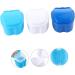 Gleavi 3 Series Box Press Container for Dentures | Dental Prostheses Storage | Blue 10x9x7cm - Buy Online on GoSupps.com