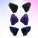 NUOBESTY Cat Ear Fox Ear Hairpin Adorable Shape Hair Clip for Kids Girls (Dark Blue Dark Purple Dark Black) 3 Pairs - Buy Online on GoSupps.com