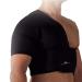 Precision Training Neoprene Half Shoulder Support (right) - Black/red Small