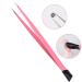 NUOMI 2 Pcs Straight Nail Tweezers Set with Silicone Pressing Head for Nail Art & Eyelash Extensions - Buy Online on GoSupps.com