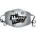 ZLUU 6PCS Halloween Adults Protective Face Mask Personalized Patterns Face Cover Safe Skin Friendly Face Sheild Washable Reusable Adults Washable Halloween Funny Expression Prints Mask Filter Can Be Placed - Buy Online on GoSupps.com