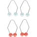 2 Pair Dimple Trainer Easy To Wear Smile Dimple Maker Balls Tool for Face Cheek Care Dimple Trainer for Cheeks Ball (Red + Blue) - Buy Online on GoSupps.com