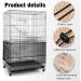 Adjustable Bird Cage Net Cover - Nylon Mesh Seed Feather Catcher for Parrot, Parakeet, Macaw - Black 118 x 15 Inch - Buy Online on GoSupps.com