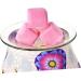 Vicasky Fragrance Candle Set - 3 Aromatic Oil Pan Heating Tablets & Insulating Glass Shell - Essential Oil Burner Replacement - Buy Online on GoSupps.com